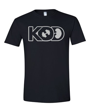 KOD Classic Tee - Black/Silver