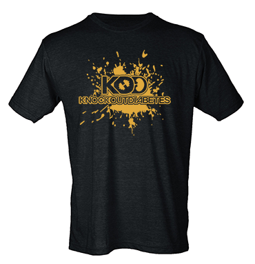 KOD Workout Flo' Tee - Heather Graphite/Gold