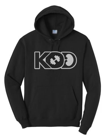 KOD Classic Hoodie - Black/Silver