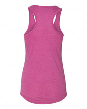 Load image into Gallery viewer, KOD Women&#39;s Racerback Tank - Heather Raspberry/Black
