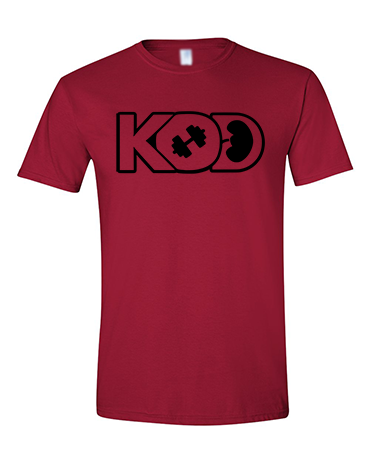 KOD Classic Tee - Cardinal Red/Black