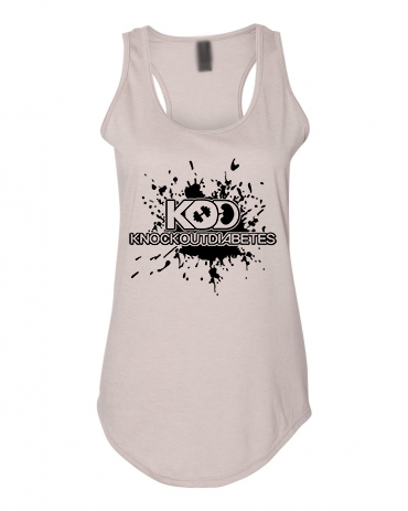 KOD Women's Racerback Tank - Heather Slate/Black
